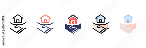 Agreement Multi Style Icon Set