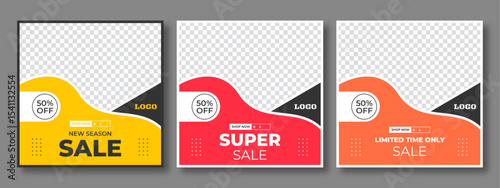 Social media post for sale and marketing. Minimalistic editable fashion product sale advertising banner. elegant sale and discount promotional advertising banner.