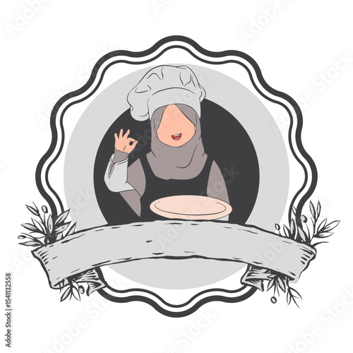 Homey Kitchen Chef Logo
