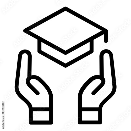 education icon line