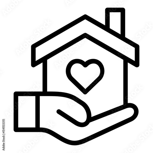 house icon line