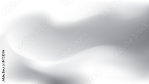 Abstract white and gray gradient background. Vector illustration.