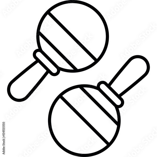 Colorful Colombian Maracas with National Flag Design
