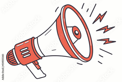 Volume Up: Speaker Megaphone Vector