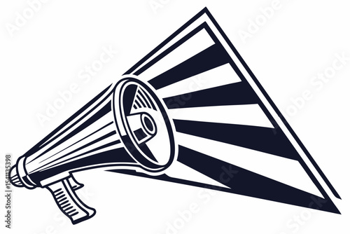 Command Attention: Megaphone Silhouette Design