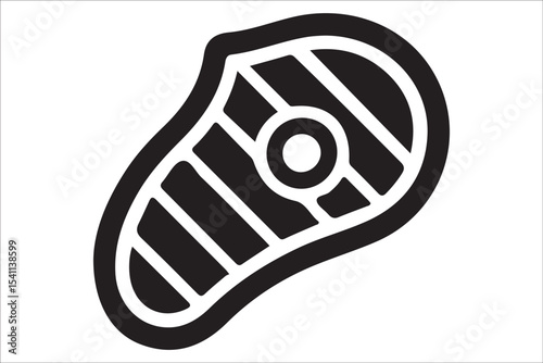 BBQ Grill and Food Silhouette Set – Summer Barbecue Vector Icons.