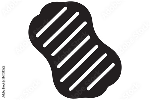 BBQ Grill and Food Silhouette Set – Summer Barbecue Vector Icons.