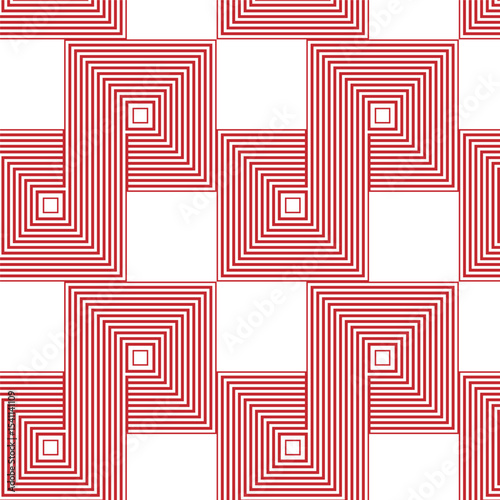 a bold geometric pattern