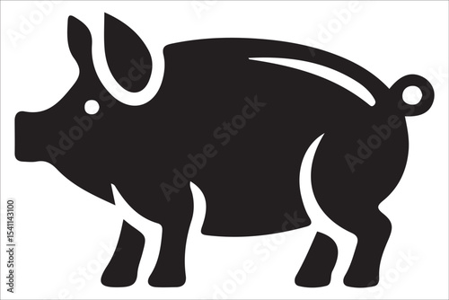 BBQ Grill and Food Silhouette Set – Summer Barbecue Vector Icons.