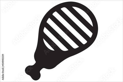 BBQ Grill and Food Silhouette Set – Summer Barbecue Vector Icons.