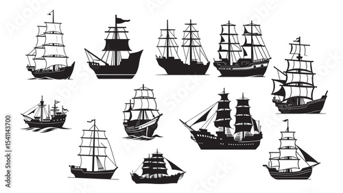 Ship Silhouette Collection Vector Illustration

Ship Silhouette Collection Vector Illustration