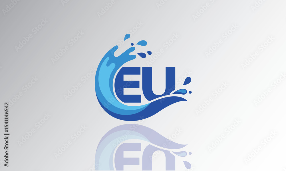 EU Wave Monogram Logo – Creative Splash Letter mark with Water Flow & Motion Effect for Fresh, Dynamic Branding & Aqua-Themed Identity Design
EU Wave Monogram Logo – Creative Splash Letter mark with Water Flow & Motion Effect for Fresh, Dynamic Branding & Aqua-Themed Identity Design