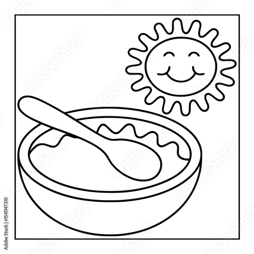 Vector illustration of color pages