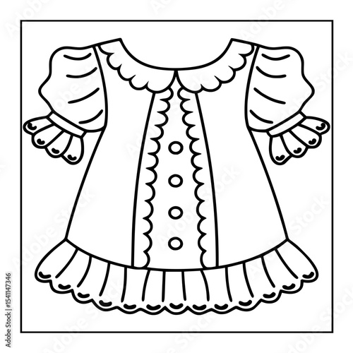 Vector illustration of color pages
