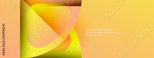Abstract fluid shapes, warm color palette. Gradient blends create dynamic composition, modern design element. Background texture visible.