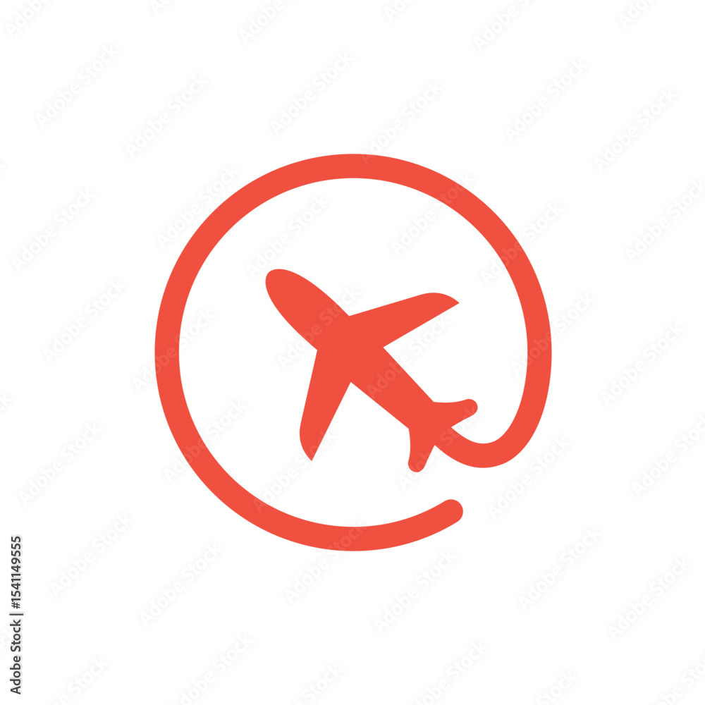 Travel Loop vector concept logo template design Travel Loop vector concept logo template design