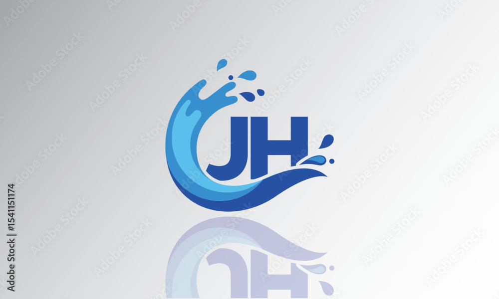 JH Wave Monogram Logo – Creative Splash Letter mark with Water Flow & Motion Effect for Fresh, Dynamic Branding & Aqua-Themed Identity Design
JH Wave Monogram Logo – Creative Splash Letter mark with Water Flow & Motion Effect for Fresh, Dynamic Branding & Aqua-Themed Identity Design