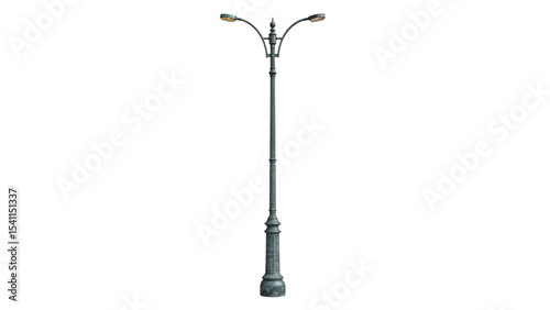 street lamp isolated on transparent background png