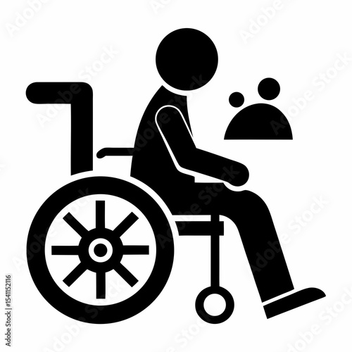 disabled person in wheelchair