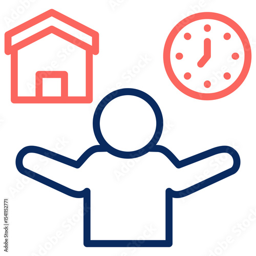 Work-Life Balance Icon