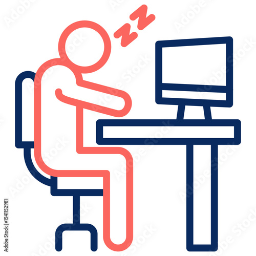 Meeting Fatigue Icon