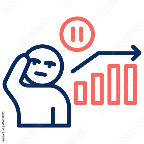 Career Stagnation Icon