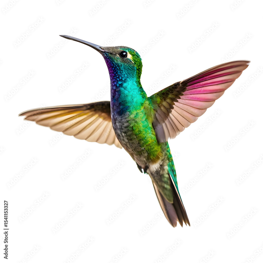 Obraz premium Hummingbird isolated on a transparent background