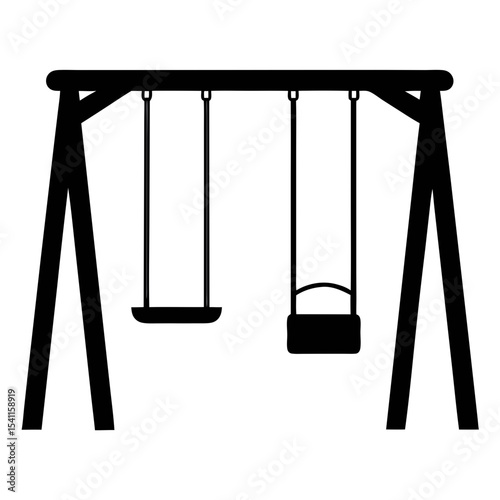 empty swing set