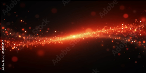 Abstract red sound wave design with glowing orange and yellow hot fire lines, an explosion of light and energy