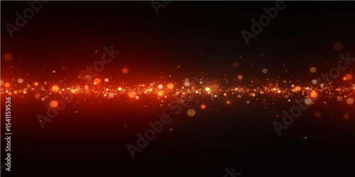 Abstract red sound wave design with glowing orange and yellow hot fire lines, an explosion of light and energy