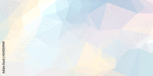 Multicolor Rainbow of many colors polygonal illustration, which consist of triangles. Geometric background in Origami style with gradient. Triangular design for your business