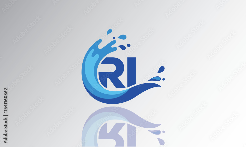 RI Wave Monogram Logo – Creative Splash Letter mark with Water Flow & Motion Effect for Fresh, Dynamic Branding & Aqua-Themed Identity Design
RI Wave Monogram Logo – Creative Splash Letter mark with Water Flow & Motion Effect for Fresh, Dynamic Branding & Aqua-Themed Identity Design