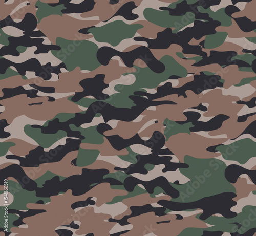 Strong color army camouflage pattern