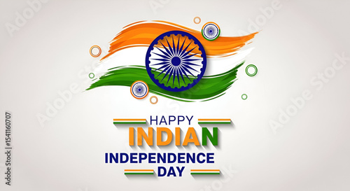 Vibrant Indian Tricolor Flag Art for Independence and Republic Day Celebrations Honor India Pride on 15 August and 26 January with Patriotic Spirit