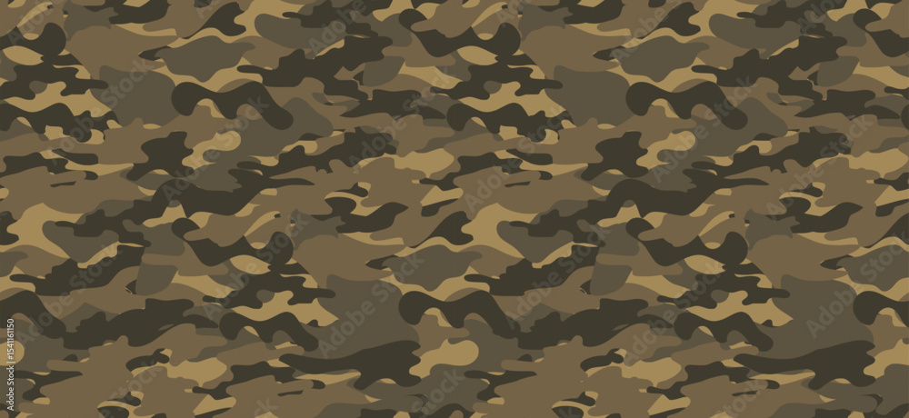 Vector duck hunting camouflage pattern