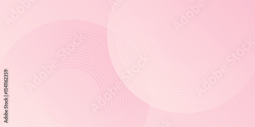 Abstract pastel colorful pink and yellow gradations. Circle effect simple background abstract modern design, vector illustration
