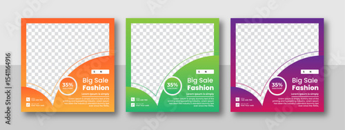 Social media post for Fashion Sale. Minimalistic editable sale advertising poster. New collection yellow color sale poster elegant sale and discount promotional advertising banner.