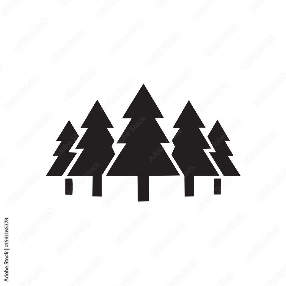 Obraz premium forest icon