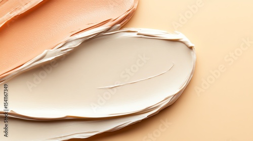 A richly pigmented moisturizer bottle, its swirl textures captured in closeup