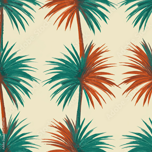 seamless background with flowers By Generated AI