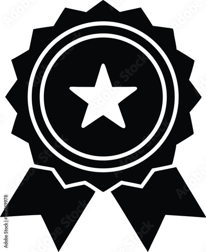 award badge vector icon.
