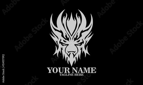 Illustration pandemonium devil vector design, pandemonium day icon and pandemonium day logo vector design. Devil black icon and devil vector illustration with black background