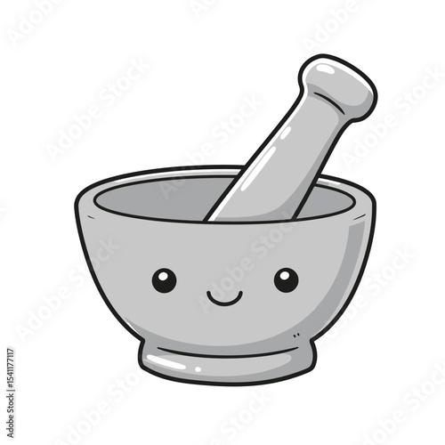 Pestle and mortar illustration vector logo,Illustration of mortar pestle simple icon logo for any design
