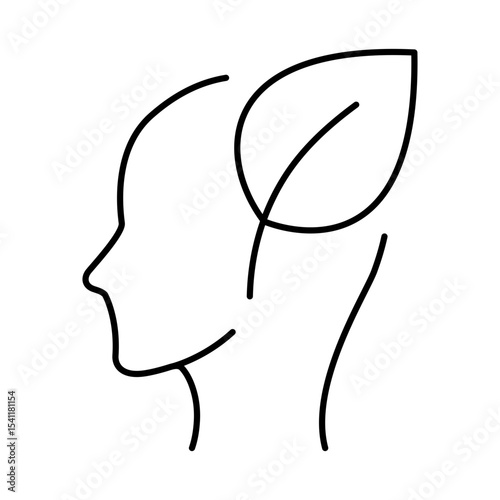 Thinking Brain Icon. Ideas, Intelligence, Ai, Knowledge, Learning, Neuron, Creativity, Inspiration, Brainstorm, Mindset Icons Editable Stroke Vector Illustration