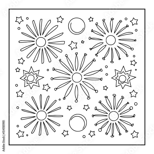 Black and white color pages