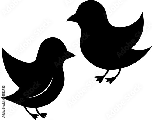bird silhouettes  vector elements for design   (1).eps