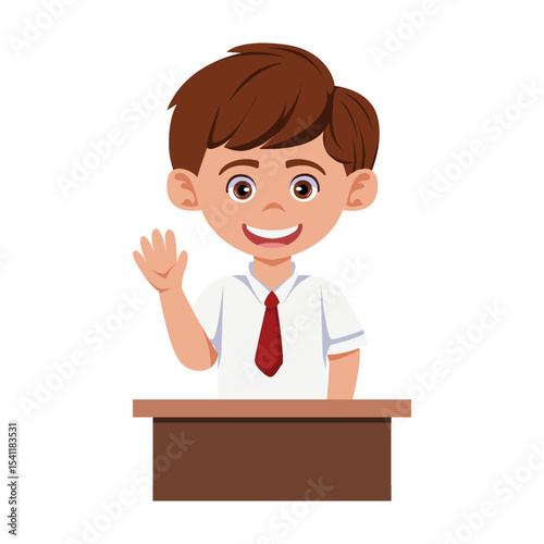 Back to School Cartoon Character