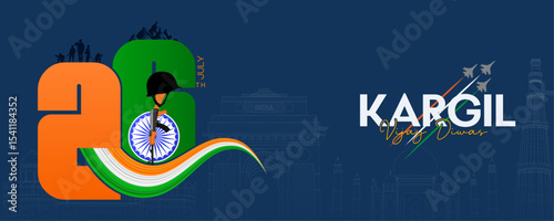 Kargil Vijay Diwas Banner: July 26, India's remembrance of brave soldiers