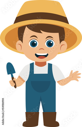 farmer cartoon illustration