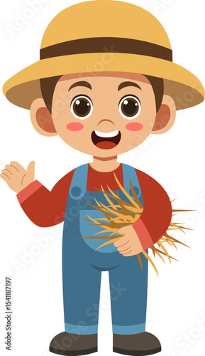 farmer cartoon illustration